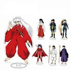 Игрушечные фигурки Inuyasha, женские фигурки сесshoumaru Higurashi Kagome Sango, аниме фигурки, фигурки, мужские Акриловые стоячие модели, японские дети