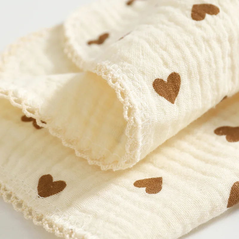 Baby Muslin Bibs Dual Use Triangle Soft Cotton Lace Burp Cloth Saliva Towel Apron Bandana Scarf for Boys Girls Feeding Drool Bib images - 6