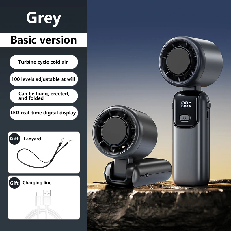 

MIJIA Ручной вентилятор с ледяным охлаждением 100 скоростей