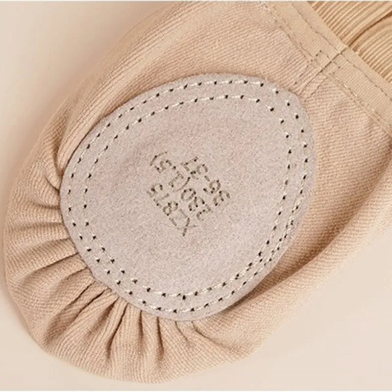 Женские холщовые танцевальные туфли Pirouette Ii тапки современные Четырехсторонние