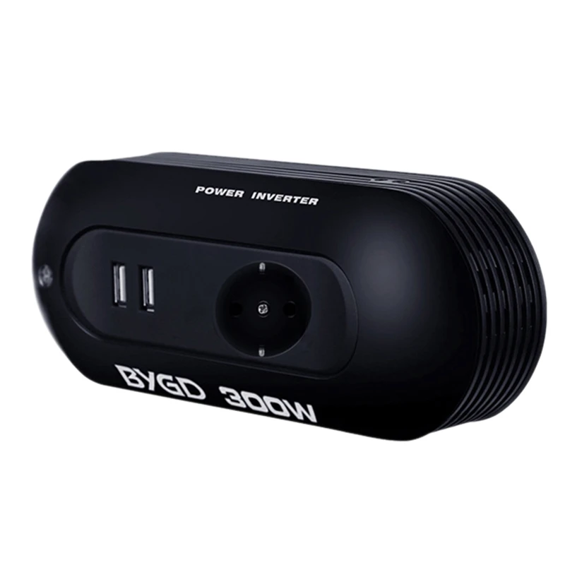 BYGD США вилка JP 300 Вт Инвертор напряжения постоянного тока 12 В до 110 переменного