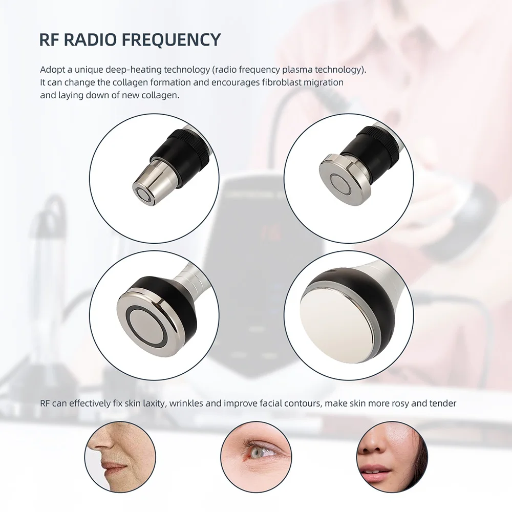 Ультразвуковая кавитация 40 кГц 4 в 1 RF ультразвуковой массажер для похудения