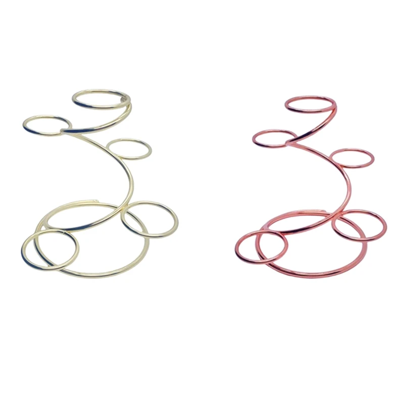 Металлическая подставка для яиц с 5 шариками сферическая из натурального