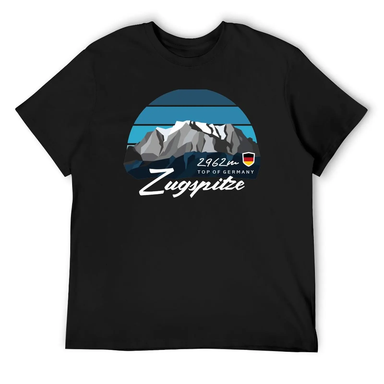 Zugspitze 2962 Garmisch Partenkirchen Bavaria Germany Mountain футболка мешковатые рубашки летний топ