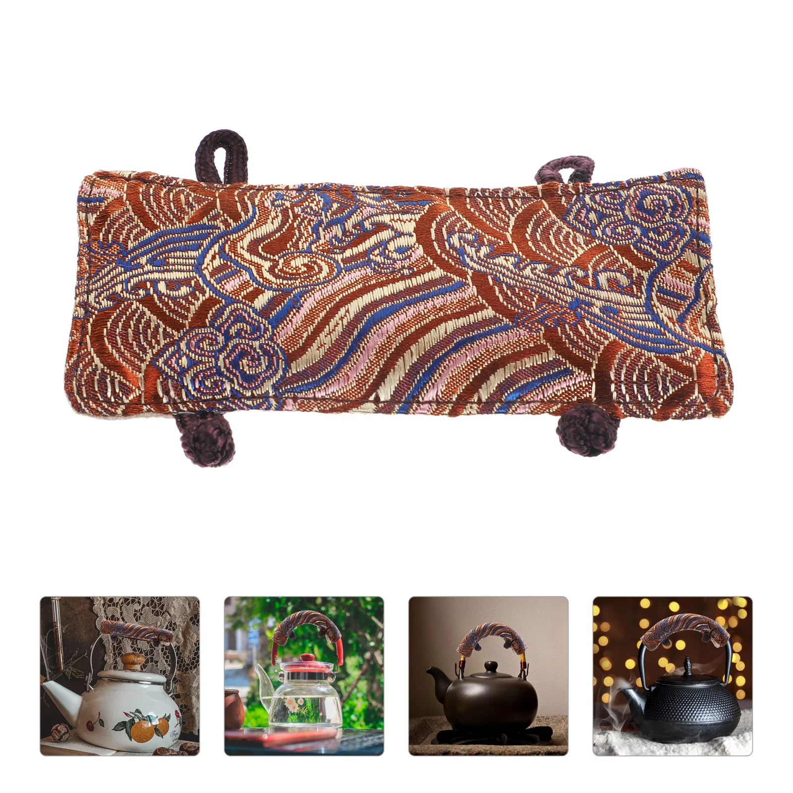 

Decorate Handle Pad Teapot Teakettle Sleeve Decorative Cover Insulation Pads Supply Anti-scald