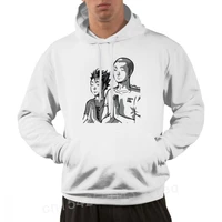 classic haikyu hooded pullovers for men cotton anime manga tananoya praying hoodie sweatshirt hip hop clothing
