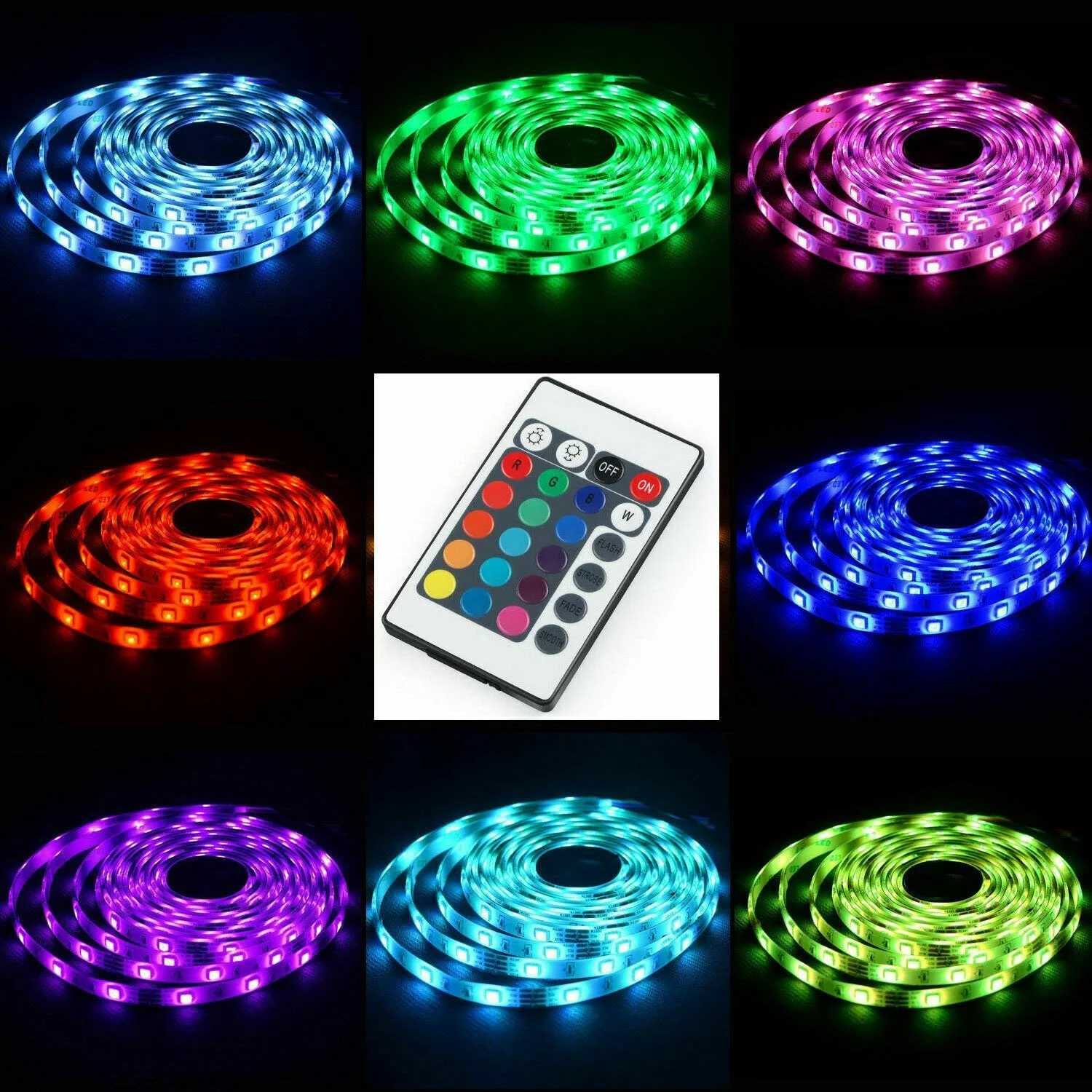 

5v USB LED light bar TV backlight color change with remote