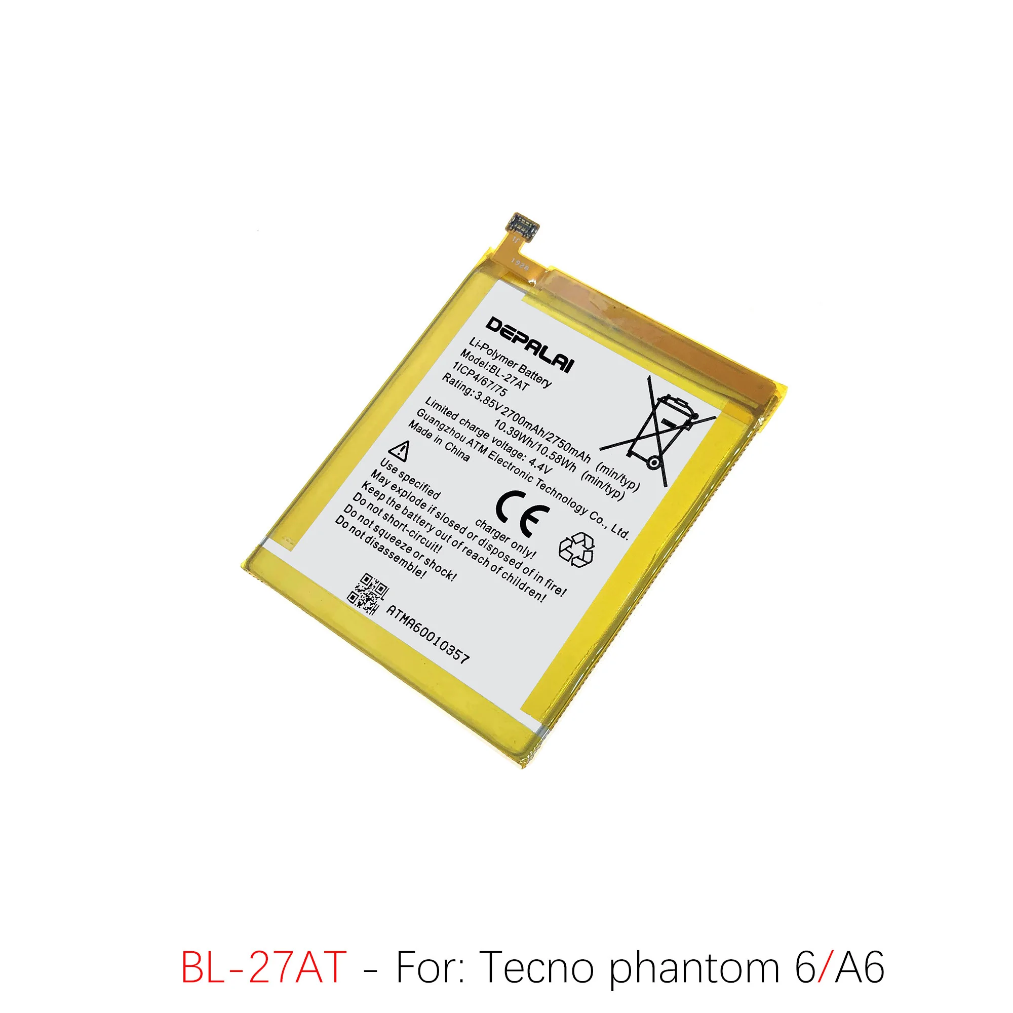 BL-24CT BL-27AT BL-30BT для Infinix Tecno Phantom 6Plus A5 A6 A7 AX8 Батарея BL-30FT BL-34DT BL-35AT Батареи BL-40CT BL-50DT