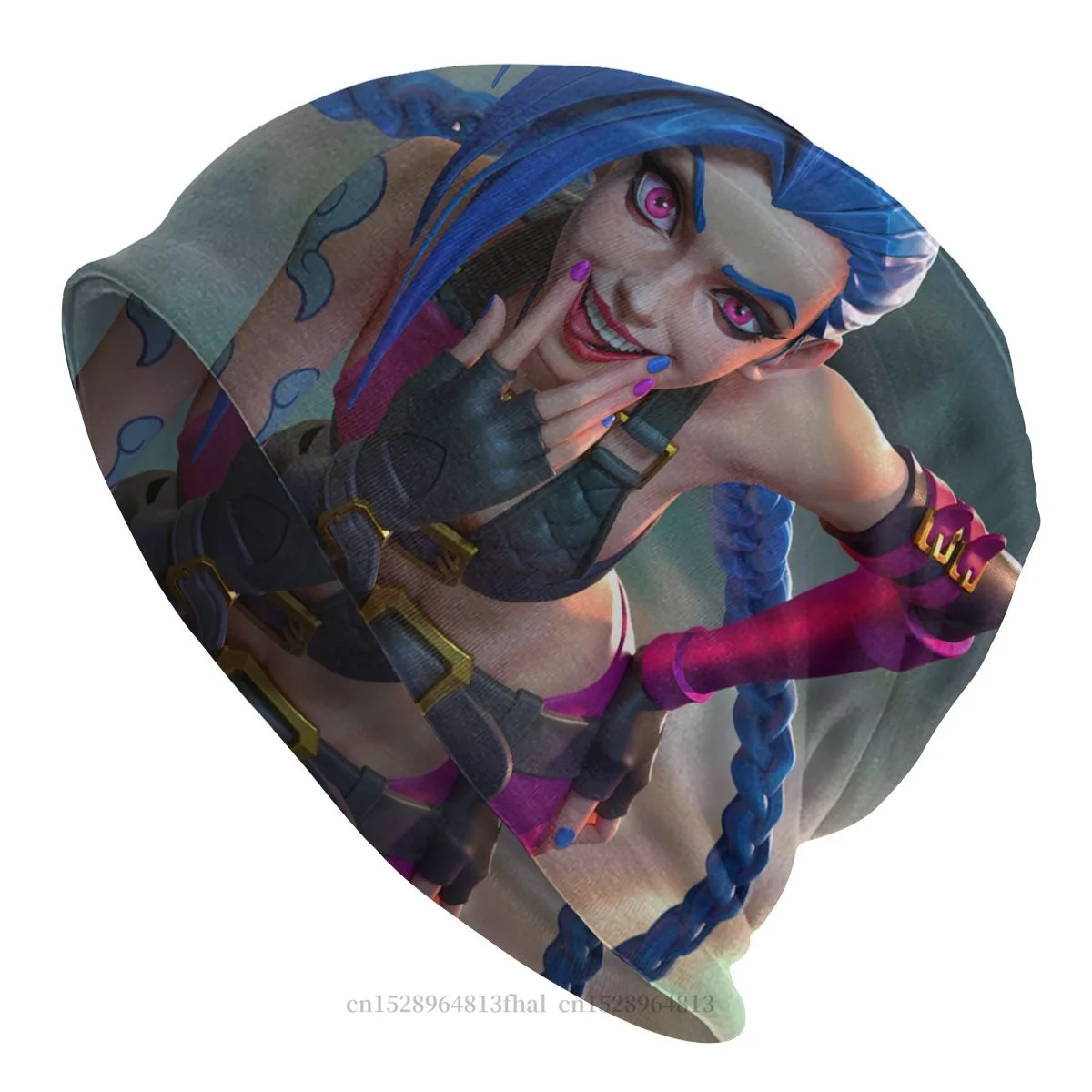 Спортивные шапки Smile Jinx шапочки Arcane League of Legends Мягкие Шапки головные уборы |
