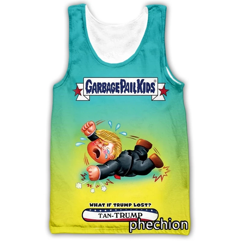 

Новый модный мужской/женский детский жилет phechion с 3D рисунком, без рукавов, уличная одежда, мужские свободные спортивные майки A84