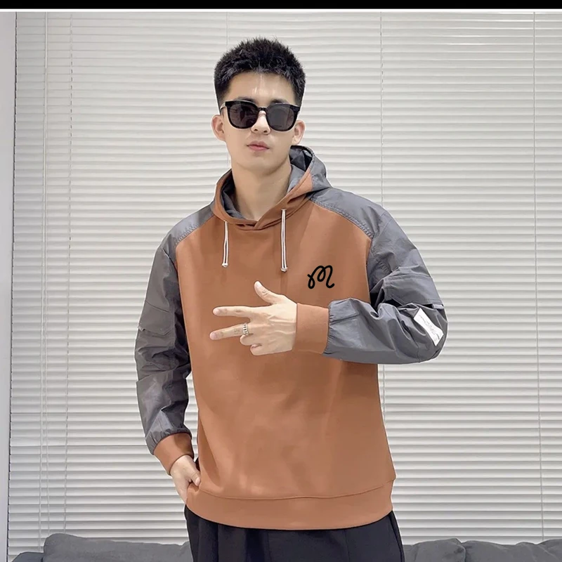 2022 malbon Men's Golf Clothes Autumn/Winter 2022 New Hoodie Japanese Men's Loose Long-Sleeved Hooded Top  T-shirt S-5XL