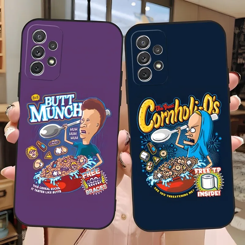 Чехол для телефона Beavis, Аксессуары для Samsung A13, A31, A21, A02, A33, A22, A53, A52, A73, A32, A50, A20, A40, A23, задняя крышка Чехол для телефона Beavis, Аксессуары для Samsung A13, A31, A21, A02, A33, A22, A53, A52, A73, A32, A50, A20, A40, A23, задняя крышка