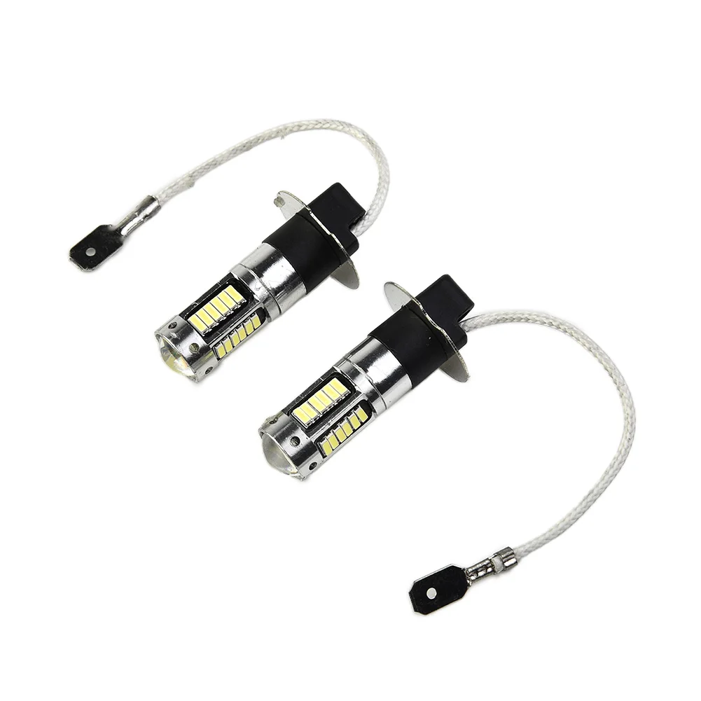 

Bulbs Fog Light Brand New 1800LM Canbus Fast Response H3 Parts Super Bright 1Pair 6000K White Conversion DC 12V-24V