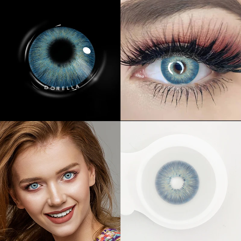 Контактные линзы для глаз цветные 1 пара (2 шт.) | Красота и здоровье
