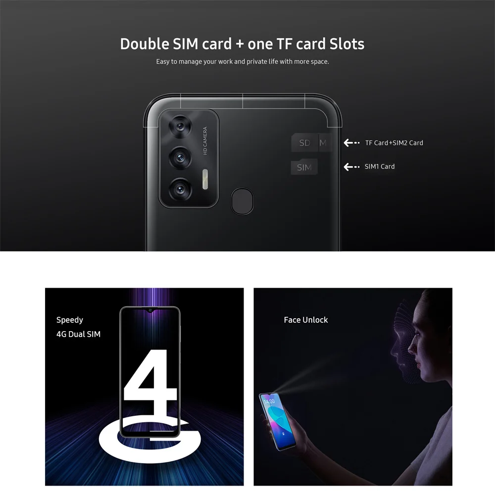 Phones Smartphones 6.517 Inch Hd 13mp Camera Mobile Phone 5150mah Unlocked Android Phones Cheap Cellphones