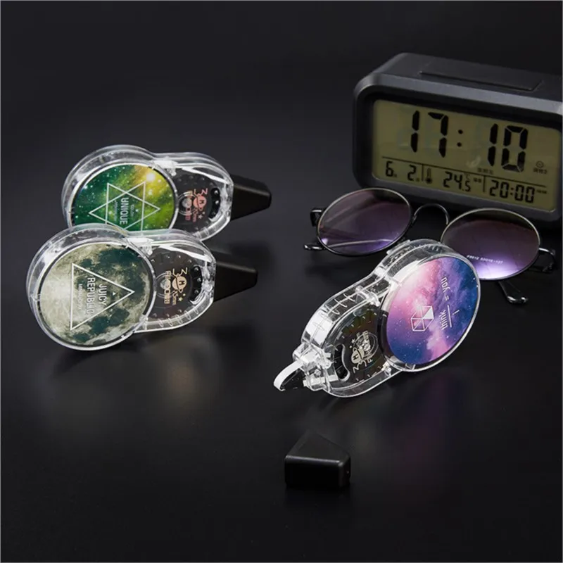 Coloffice kwaii Universe и Star специальный узор длина 30 м белая наклейка на ролику