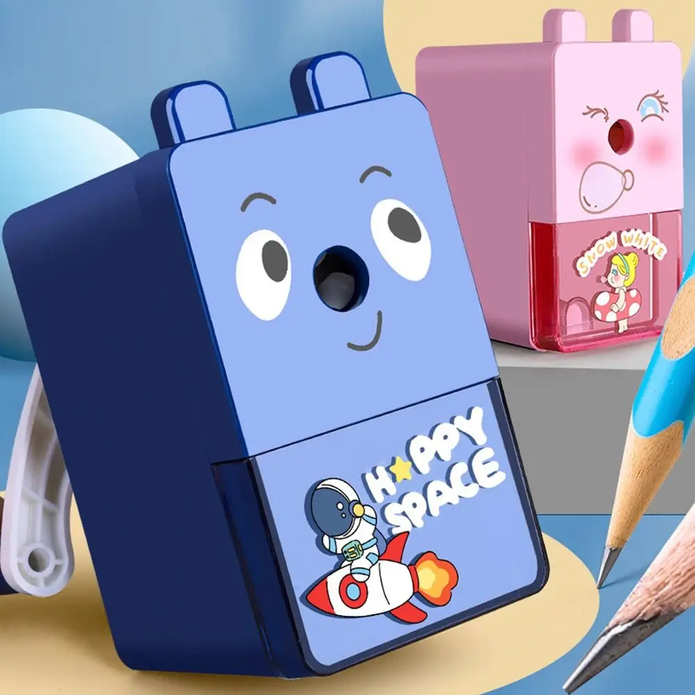 

Подарочная точилка для карандашей с мультяшным астронавтом ручной механический инструмент автоматически переходит в свинцовый анти-прили...