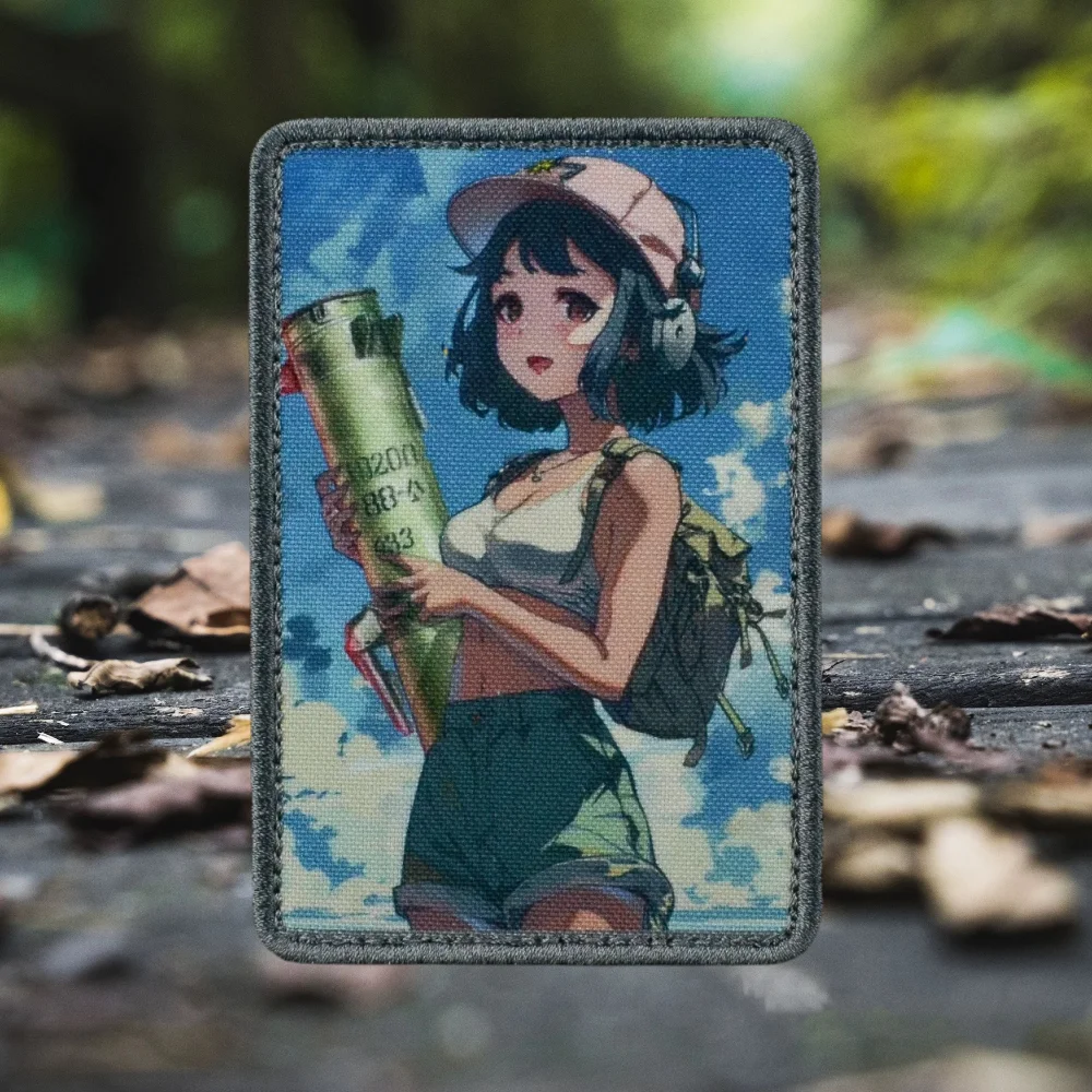 Нашивка шмблби с принтом милые аниме фото и петли нашивки для одежды наклейки на