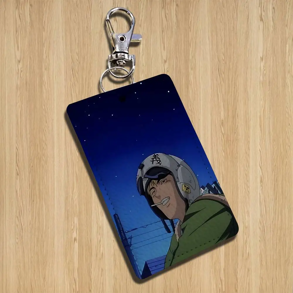 Держатель для ключей Onizuka Eikichi GTO, подходит для банковских карт, проездных на метро и автобус, держатель для бейджей, кошелек для карт, текстурированный узор (art.: 3920d91a2113d) - 3920d91a2113d