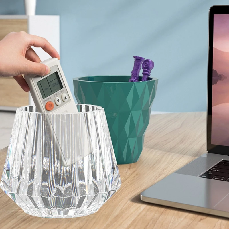 Хрустальная настольная лампа искусственная кожа силиконовая форма столб и