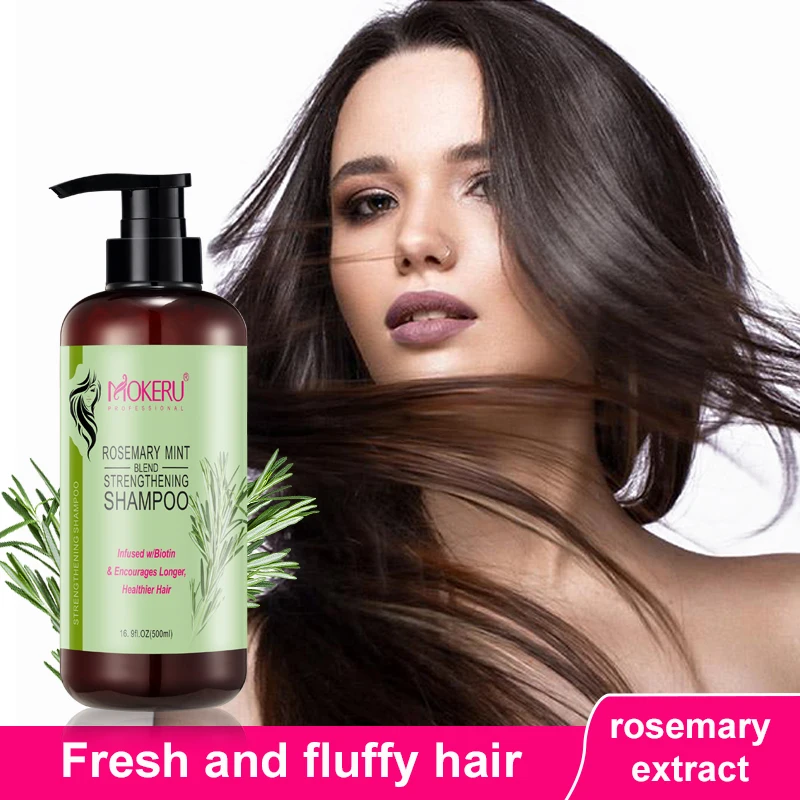 Шампунь MOKERU для глубокой очистки кожи головы и розмарина мятный шампунь женщин