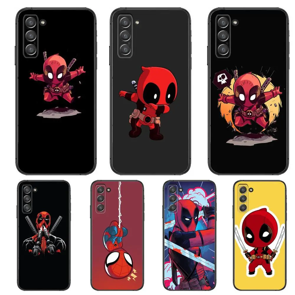 Чехол для телефона Marvel Deadpool корпус SamSung Galaxy s6 s7 S8 S9 S10E S20 S21 S5 S30 Plus fe 5G Lite Ultra Edge |