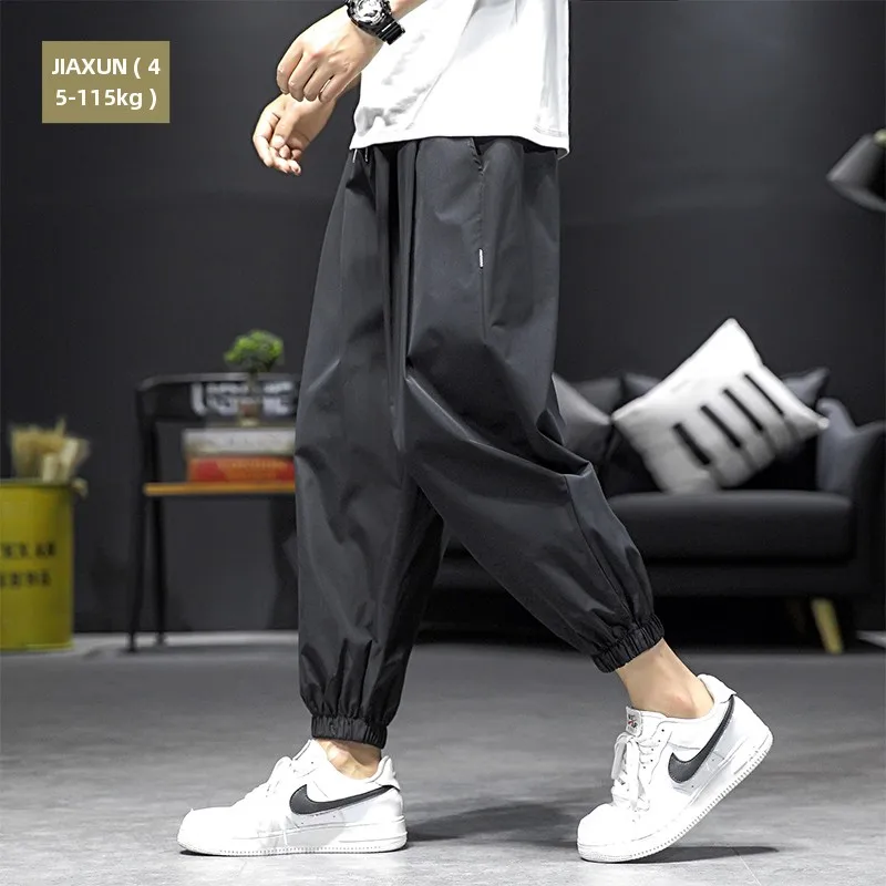 Японские модные драпированные укороченные брюки Мужская модная брендовая