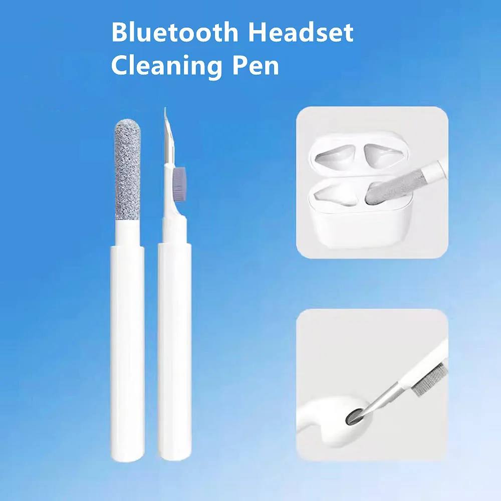 

2Pcs Bluetooth Headset Cleaning Pen Earbuds Mobile Phone Computer Cleaning Sleeve Computers and Office Supplies