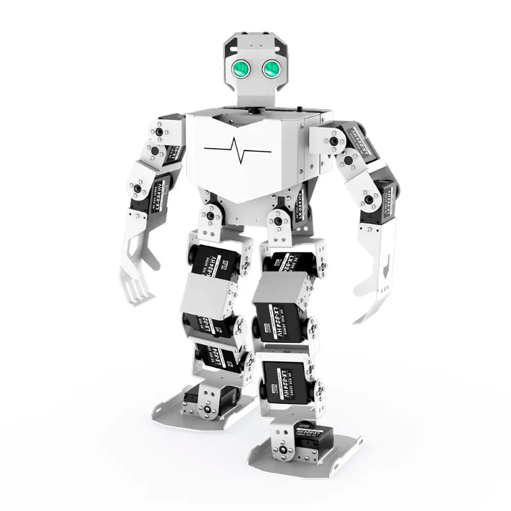 Фото Робот-гуманоид Hiwonder Tonybot Multimodal Large AI Model на базе ESP32, 17 степеней свободы, образовательный робототехнический набор с управлением по визуальному и голосовому сигналу №1