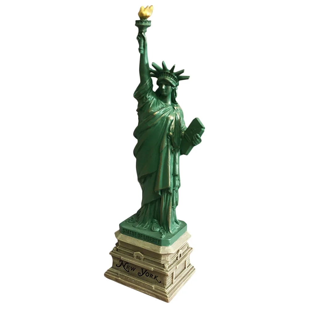 

Coworker Gifts Statue Of Liberty Model Decorations Children Lady Goddess Ornament Synthetic Resin Sand Table DIY Materials