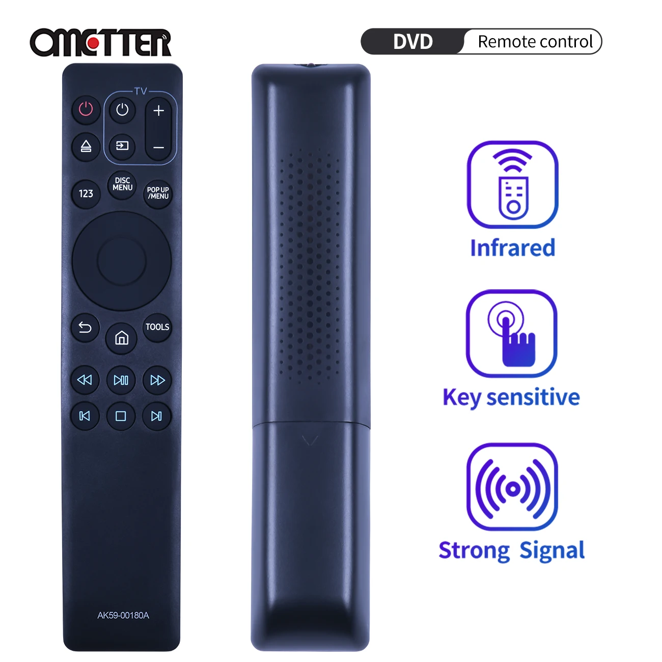 

AK59-00180A Remote Control Replace for Samsung Blu-Ray Player UBD-M8500/ZA UBD-M9500