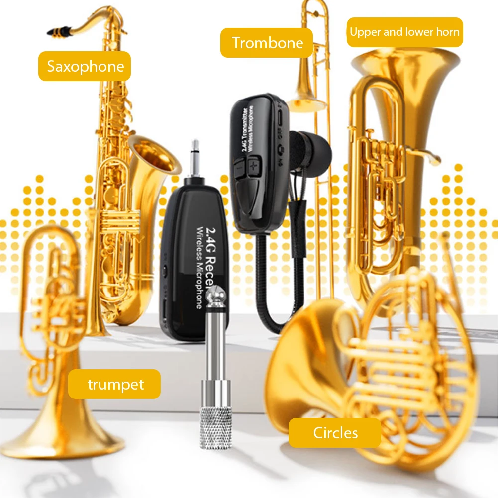 Беспроводной конденсаторный микрофон с креплением на лацкан 2 4 ГГц диапазон 30 м