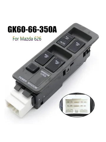 Для MAZDA 626 1988 1989 1990 1991, главный переключатель управления стеклоподъемником с левым рулем, кнопка регулировки стеклоподъемника, автомобильные аксессуары