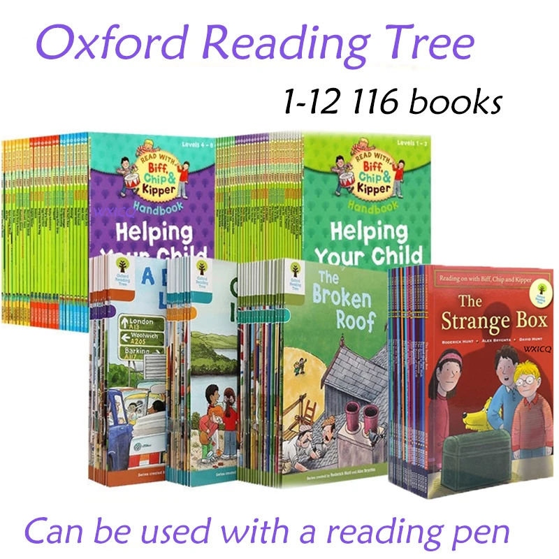 116 Books/set 1- 12level Oxford Reading Tree for Child English Books English Stori Book for Split  Sale Support Reading Pen