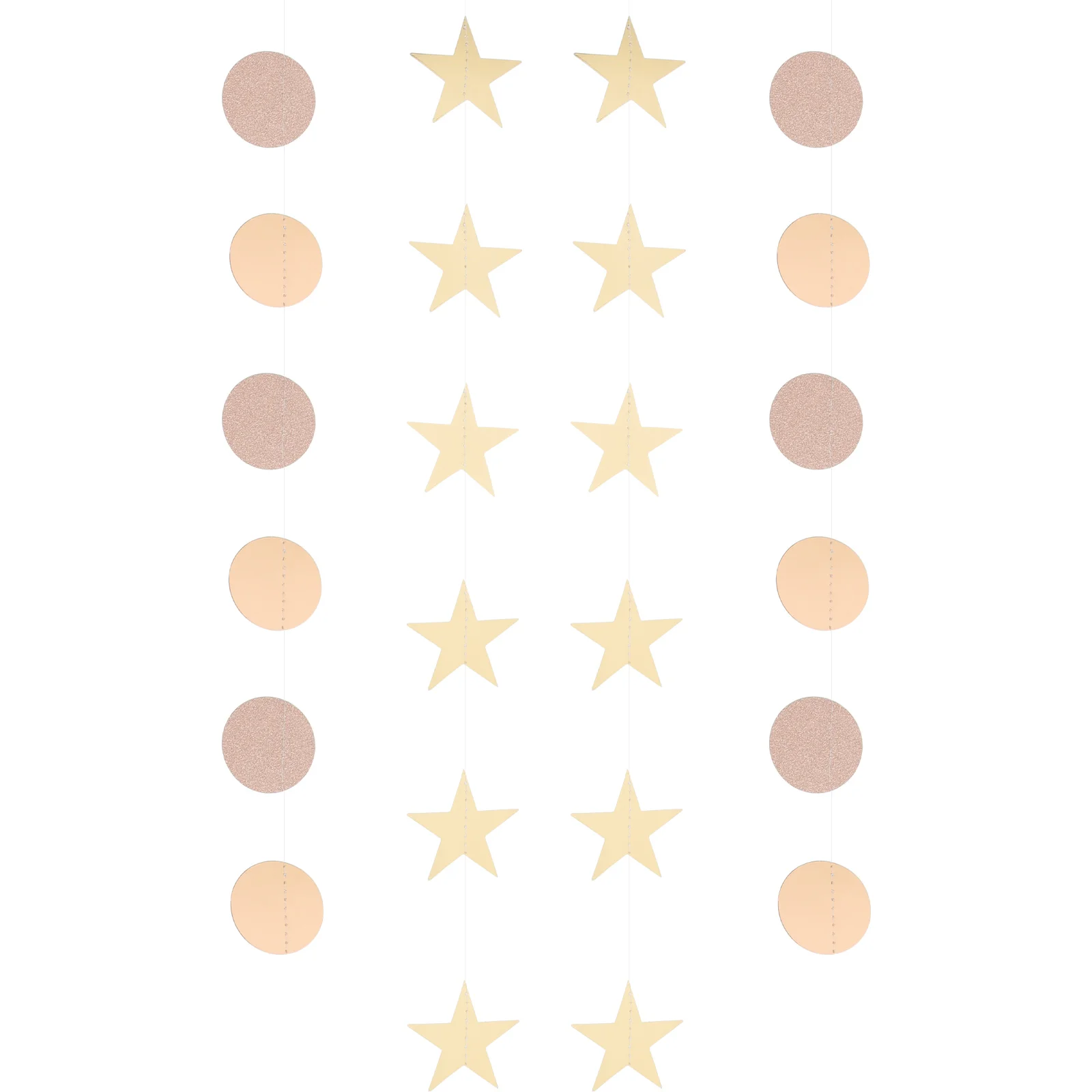 

Star Garland Hanging Banner Bunting Bridal Shower Decor Birthday Ornament Party Wedding