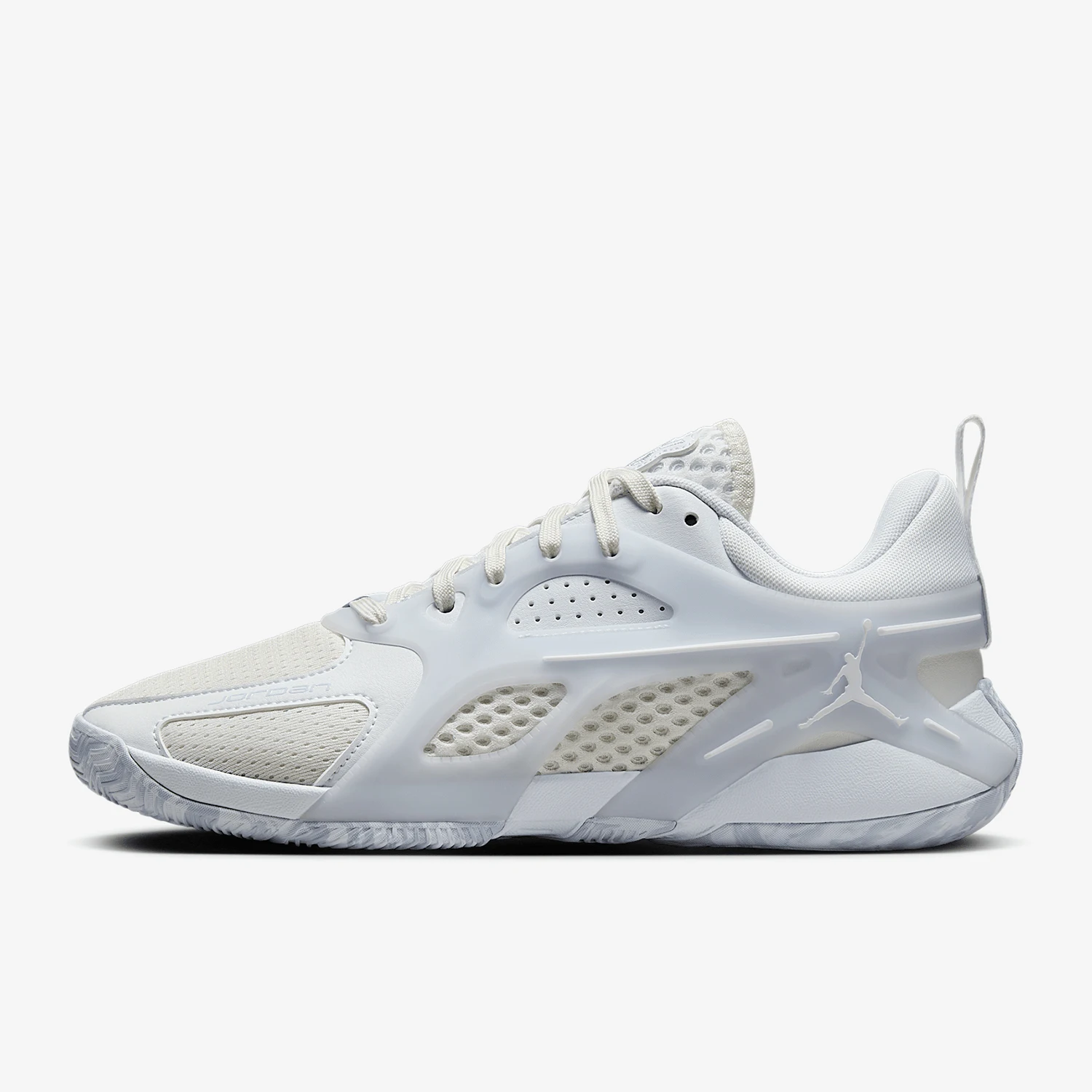 Фото Официальные баскетбольные кроссовки Nike JORDAN унисекс, прочные дышащие низкие кеды HV4059-101 №2