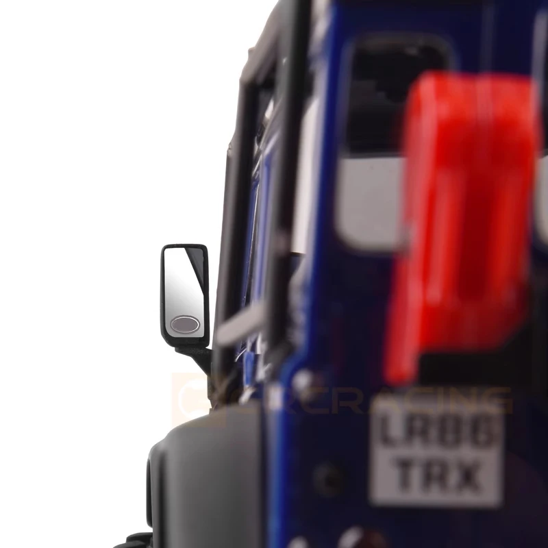 TRX4M металлические линзы заднего вида с высокой отражающей способностью для 1/18 RC