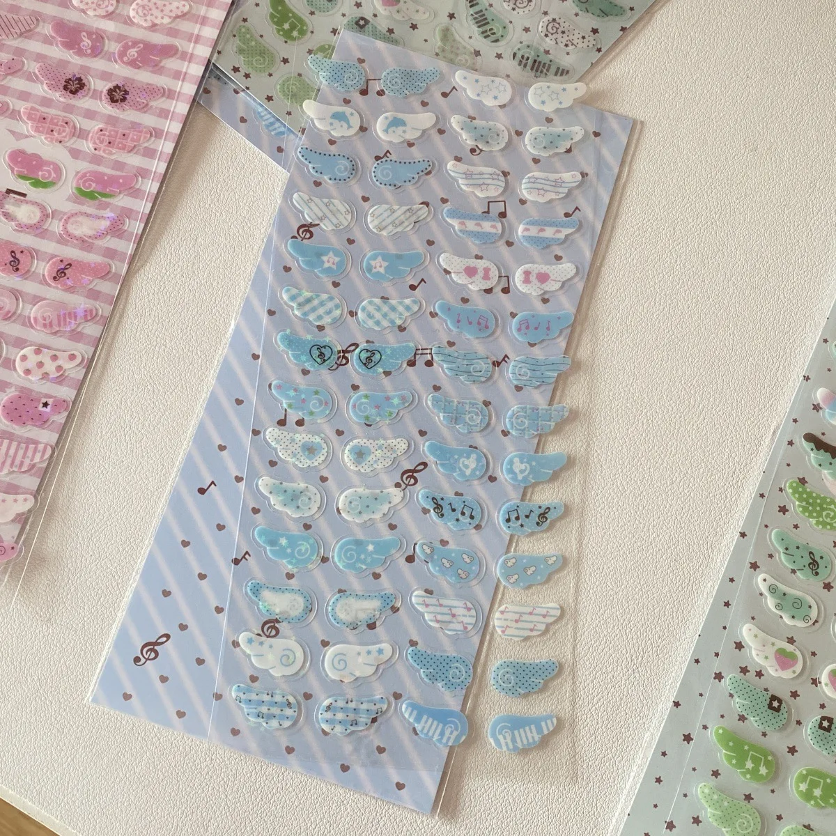 

MINKYS Новое поступление Крылья ангела клубника звезда Kpop верхняя загрузка декоративные наклейки школьные канцелярские принадлежности