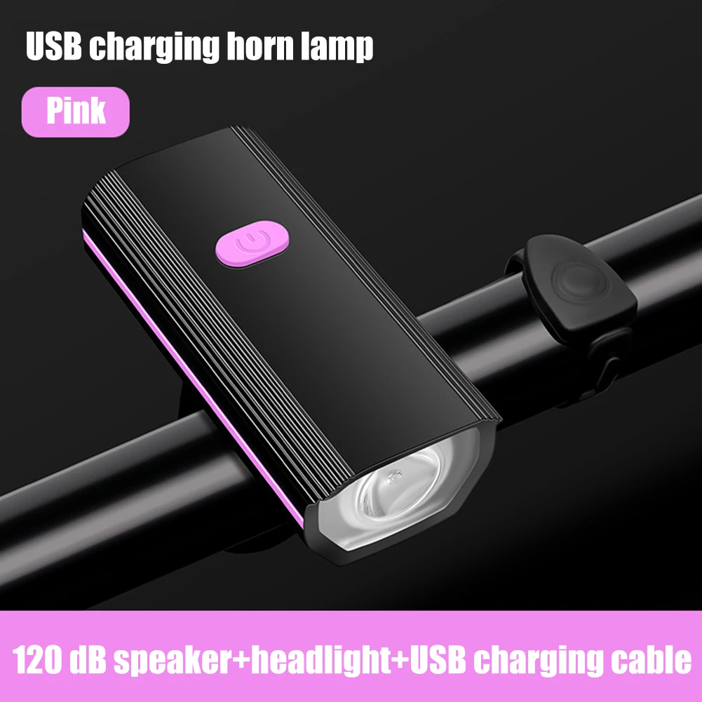 

Светодиодная велосипедная лампа XPG 250 лм, 3 режима, Водонепроницаемая передняя фара с колокольчиком и звуковым сигналом, USB-зарядка, многофун...