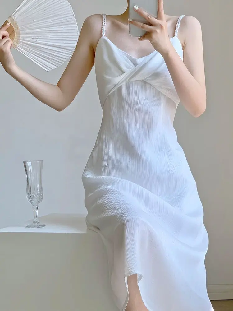 

Женское платье MAGOGO с квадратным вырезом и цветочным принтом, новый дизайн, белое платье с коротким рукавом