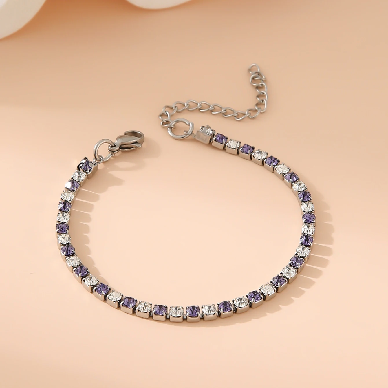 Искрительный браслет из нержавеющей стали 3 мм для мужчин и женщин тонкий со