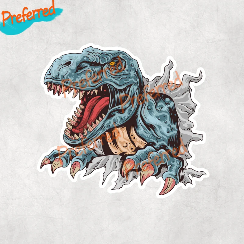 

Наклейки T-Rex наклейки с картинками динозавров, наклейка для ноутбука, наклейка для автомобиля, наклейка, украшение, все размеры, водонепрони...