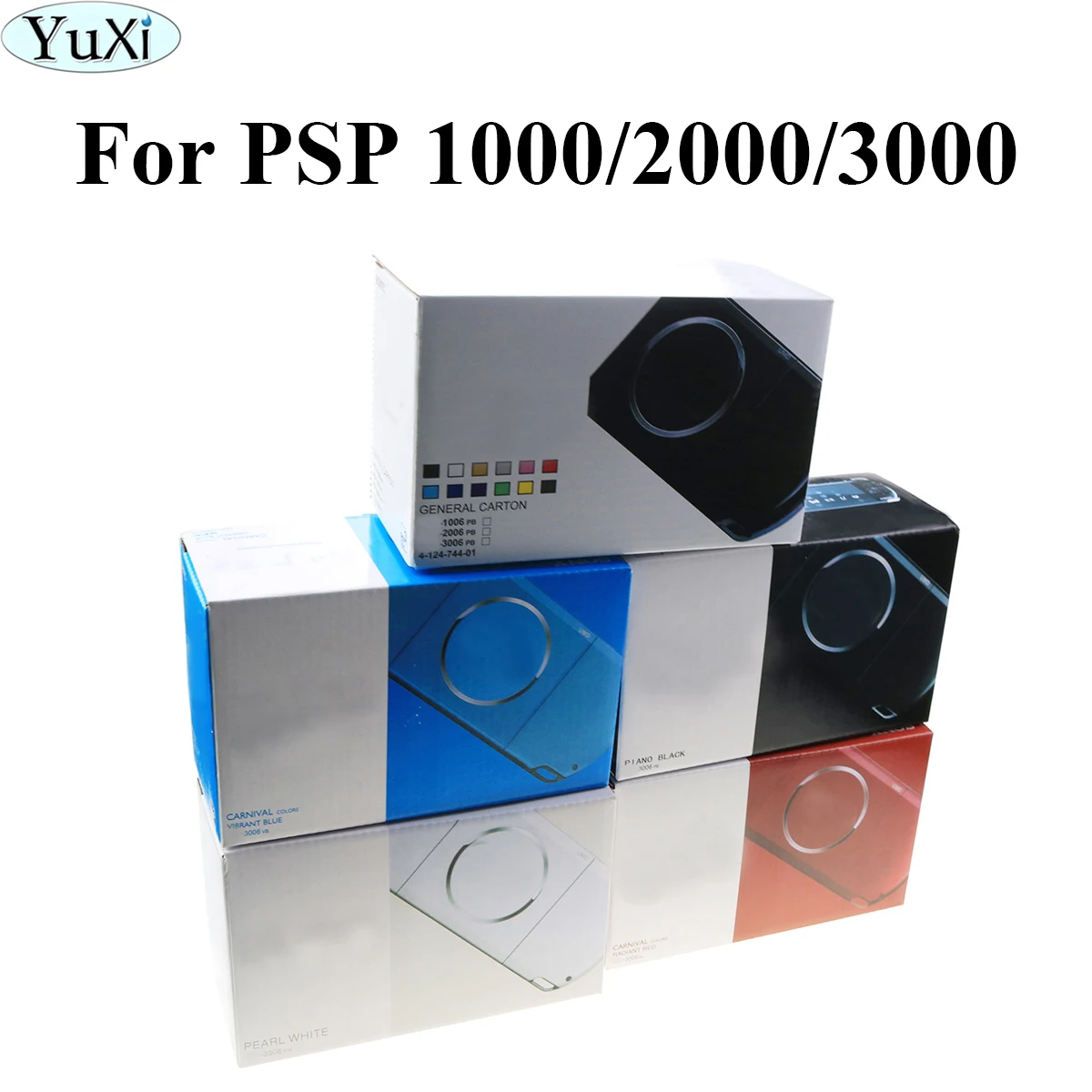 

YuXi 10Set New Packing Box Packing Carton with Manual and Insert for PSP 3000 2000 1000 Game Console for PSP3000 PSP2000 PSP1000