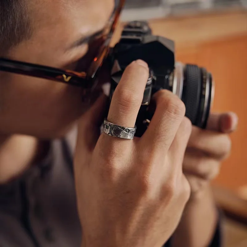 

Vintage handmade skull ring male trendy vintage ring