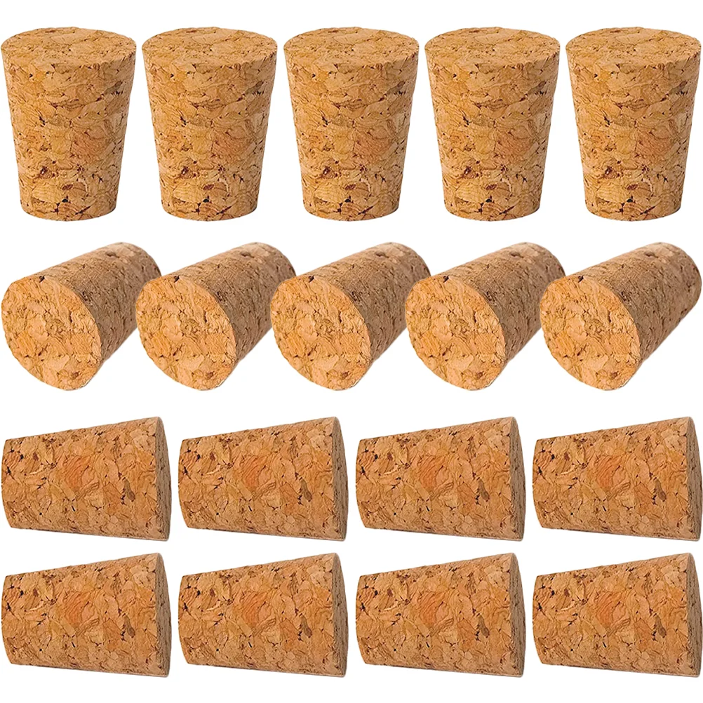

50Pcs Cork Bottle Stoppers Bottles Cork Stoppers Cork Plugs Bottles Sealing Corks