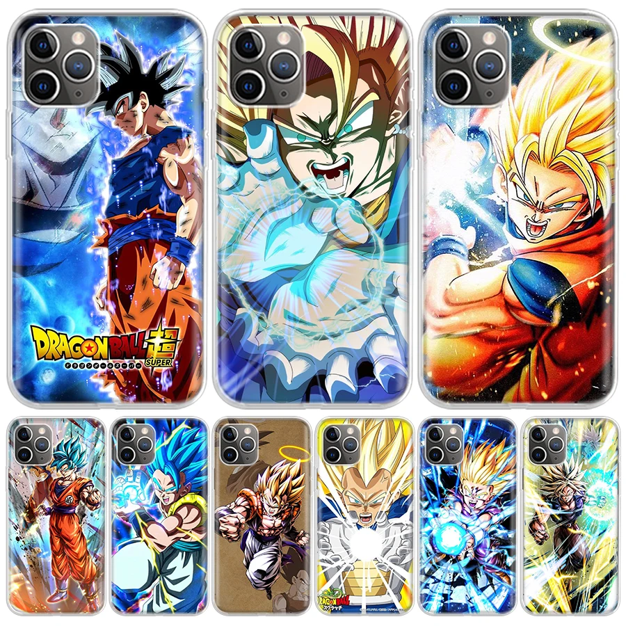 Чехол Dragon Ball Super Saiyan для iPhone 11 13 Pro Max 12 Mini Phone X XS XR 6 6S 8 7 Plus SE Apple 5 5S Fundas Cover Coque Capa |