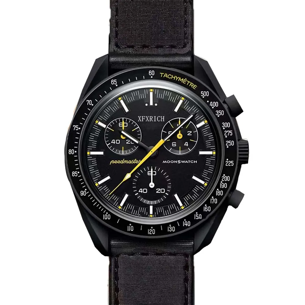 

New 2023 Top AAA Original Brand WristWatch Multifunction Plastic Case Luxury Watches for Mens Chronograph Explore Planet Clocks