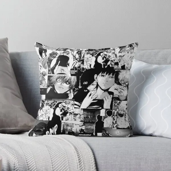 

Tokyo Ghoul Manga Collage Printing Throw Pillow Cover Anime Decor Bedroom Car Hotel Waist Throw Square Home Pillows not include