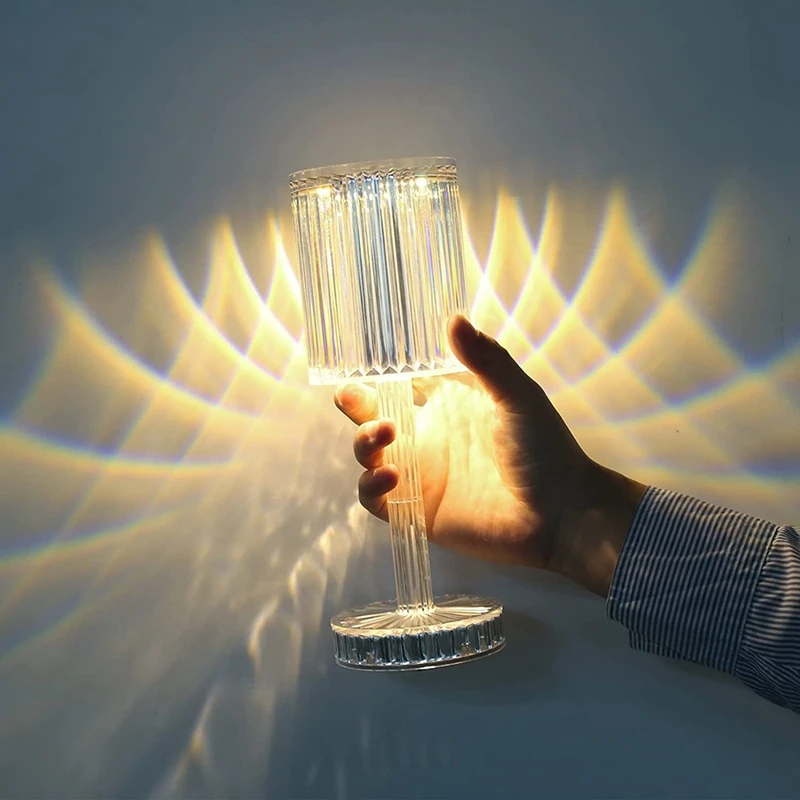 

Прикроватная лампа RGB с регулируемой яркостью, перезаряжаемый цветной светильник с дистанционным/сенсорным управлением для спальни, вечер...