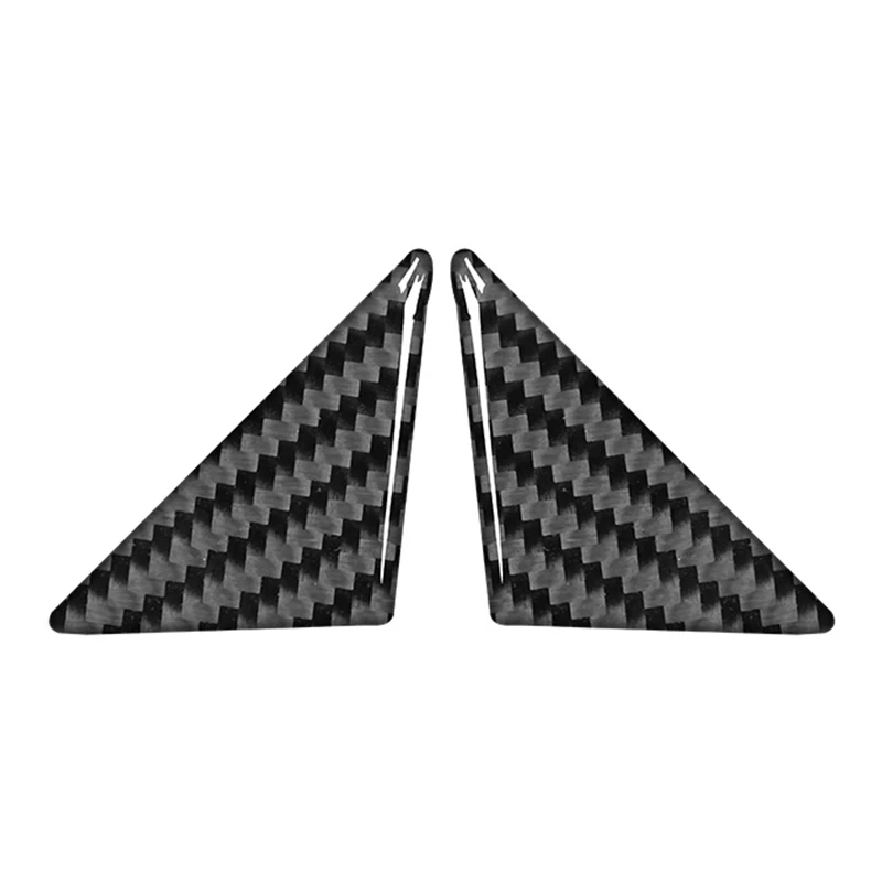 

Carbon Fiber for Dodge Challenger 2015-2021 Accessories Exterior Front Window Triple-cornered Glass Cover Trim Sticker